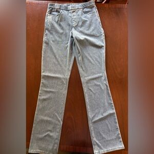 Lands’ End Women’s Sea Blue Starfish Medium Rise Denim Straight Leg Jeans